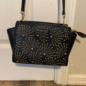 Michael kors studded crossbody